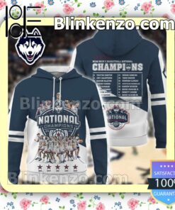 Uconn Huskies Champions 2023 Basketball 5th National Title Jacket Polo Shirt