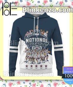 Hot Deal Uconn Huskies Champions 2023 Basketball 5th National Title Jacket Polo Shirt