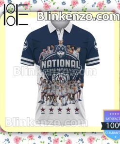 Luxury Uconn Huskies Champions 2023 Basketball 5th National Title Jacket Polo Shirt