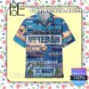 United States Veteran America's Nay Forged By The Sea Full Print Men Summer Shirt