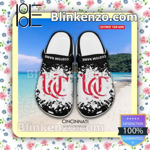 University of Cincinnati Personalized Crocs Sandals a