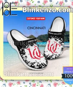 University of Cincinnati Personalized Crocs Sandals