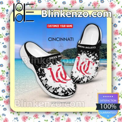 University of Cincinnati Personalized Crocs Sandals