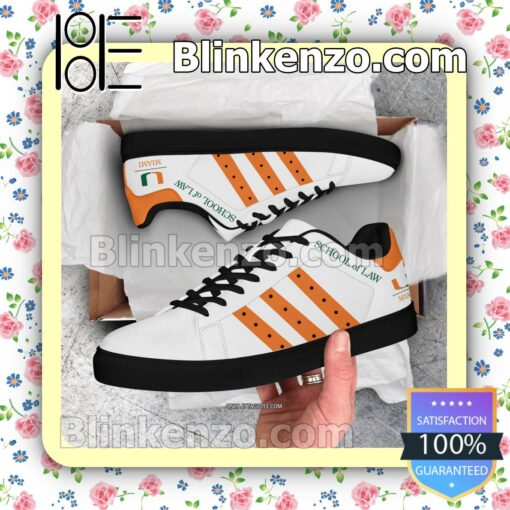 University of Miami School of Law Low Top Shoes a