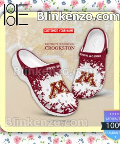 University of Minnesota-Crookston Logo Crocs Sandals