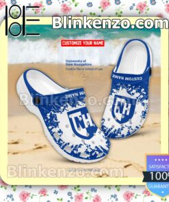 University of New Hampshire School of Law Logo Crocs Sandals