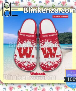 Wabash College Logo Crocs Sandals a