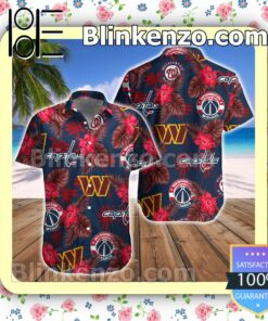 Washington D.C  Sport Teams Summer Aloha Shirts