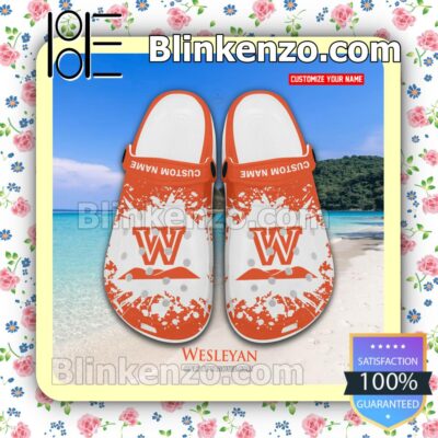 West Virginia Wesleyan College Crocs Sandals a