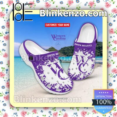 Western Carolina University Logo Crocs Sandals