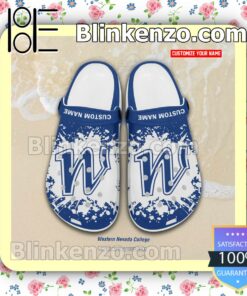 Western Nevada College Personalized Crocs Sandals a