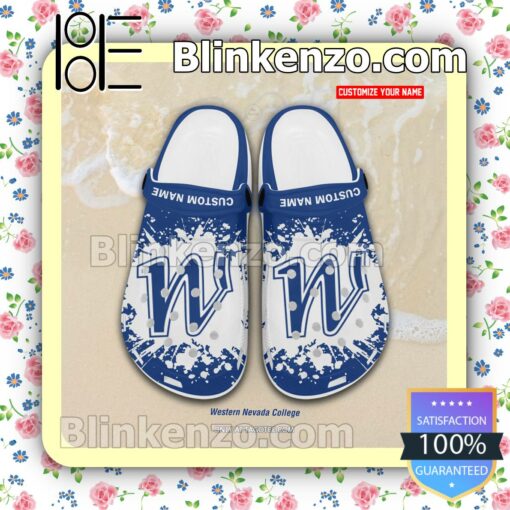Western Nevada College Personalized Crocs Sandals a