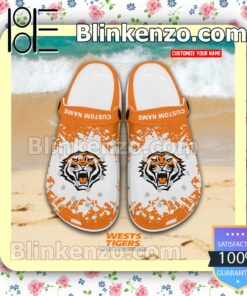 Wests Tigers Logo Crocs Sandals a