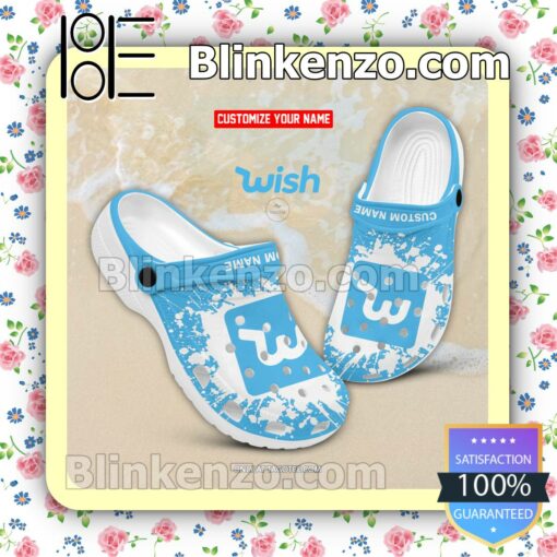 Wish Logo Crocs Sandals