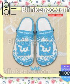 Wish Logo Crocs Sandals a