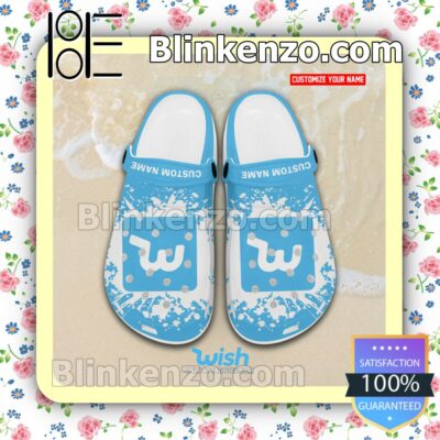 Wish Logo Crocs Sandals a