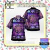 Witch Pentagram Purple Galaxy Beach Shirts