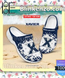 Xavier University Personalized Crocs Sandals