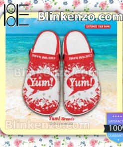Yum Brands Logo Crocs Sandals a