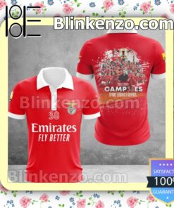 2002-2023 Camp38es Sport Lisboa E Benfica Shirt Jacket Polo Shirt