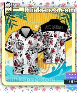 AC Milan UEFA Beach Aloha Shirt