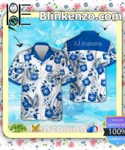 AJ Auxerre UEFA Beach Aloha Shirt