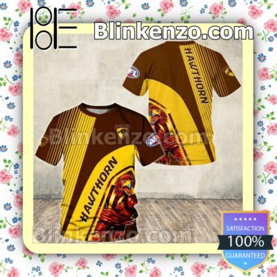 Afl Hawthorn Football Club Jacket Polo Shirt