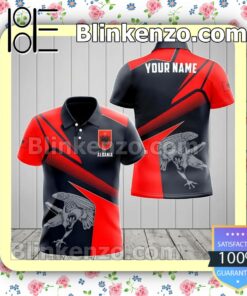 Albania Proud Coat Of Arms With Eagle Men Shirts