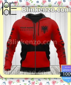 Only For Fan Albania Shqiperia Personalized Jacket Polo Shirt