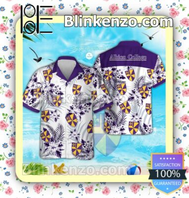 Albion College Summer Aloha Shirt