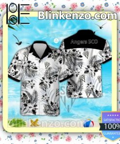 Angers SCO UEFA Beach Aloha Shirt