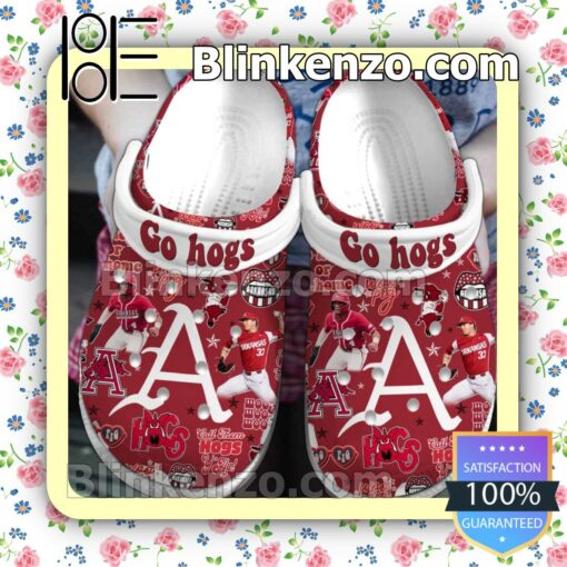 Arkansas Razorbacks Go Hogs Women Crocs Clogs