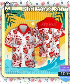 Arsenal UEFA Beach Aloha Shirt