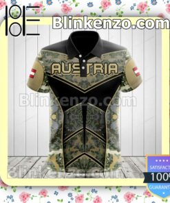 Best Gift Austria Coat Of Arms Camouflage Jacket Polo Shirt