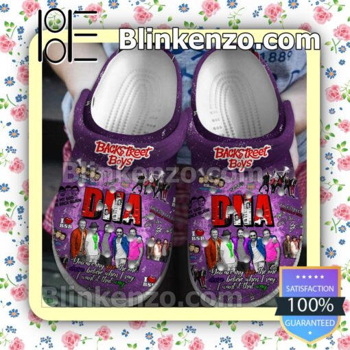 Backstreet Boys Dna Purple Fan Crocs Shoes