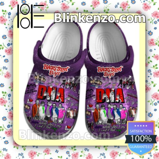 Backstreet Boys Dna Purple Fan Crocs Shoes a