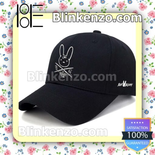 US Shop Bad Bunny Wwe Backlash Lwo Latino World Order Adjustable Hat