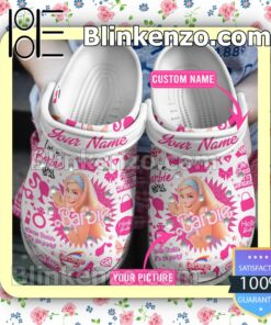 Barbie Girl Personalized Fan Crocs Shoes a