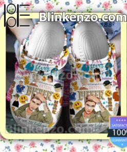 Bieber Song Music Crocs Sandals