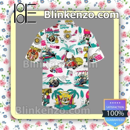 Where To Buy Blink 182 Pattern Men Summer Shirt