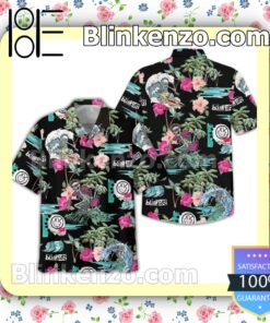 Blink 182 Skull Surf Men Summer Shirt