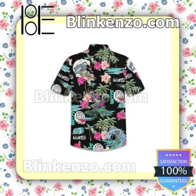 Where To Buy Blink 182 Skull Surf Men Summer Shirt