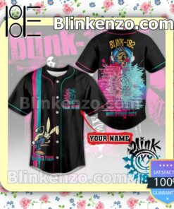 Blink-182 World Tour 2023 Personalized Hip Hop Jerseys