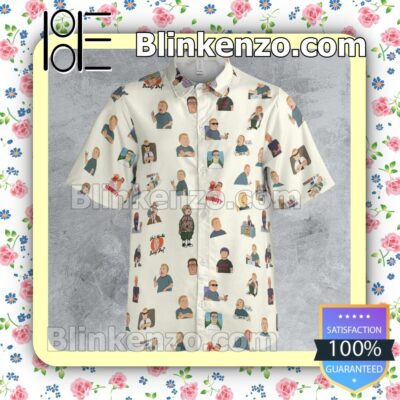 Great Bobby Hill King Of The Hill Pattern Men Summer Shirt