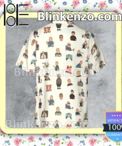 Awesome Bobby Hill King Of The Hill Pattern Men Summer Shirt