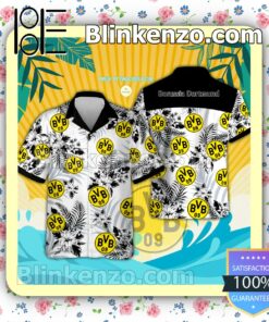 Borussia Dortmund UEFA Beach Aloha Shirt