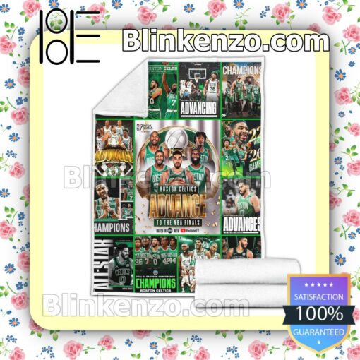 Great artwork! Boston Celtics Advance To The Nba Finals Fan Quilt