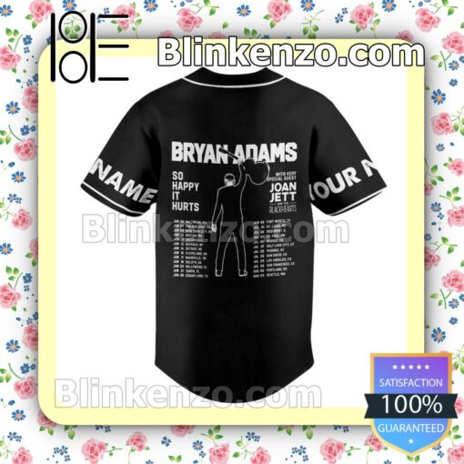 Wonderful Bryan Adams So Happy It Hurts Personalized Hip Hop Jerseys