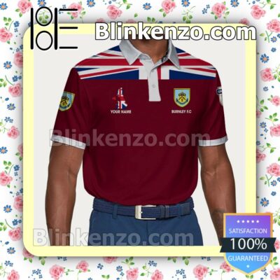Burnley Fc United Kingdom Flag Custom Men Shirts