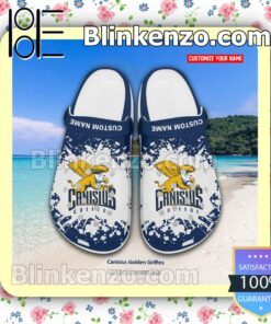 Canisius Golden Griffins Crocs Sandals Slippers a